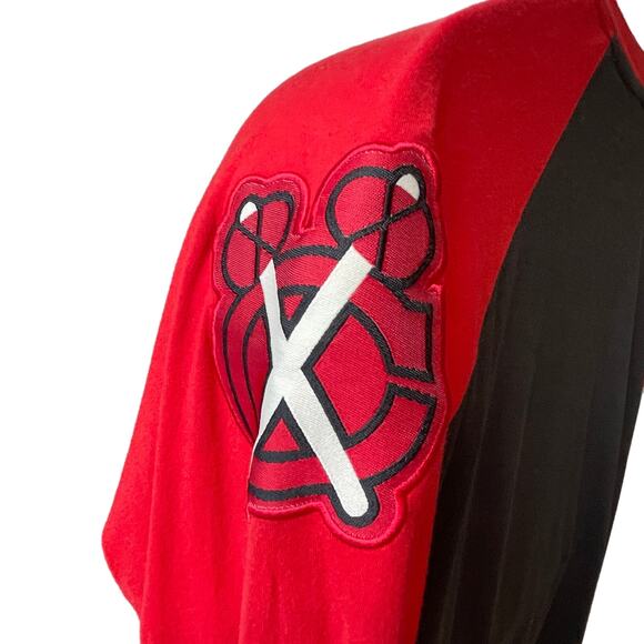 Majestic Vintage Hockey NHL Chicago Blackhawks Jersey Style Tee Shirt Size XL - Picture 3 of 5